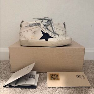 golden goose mid star sneakers – worn once, size 36